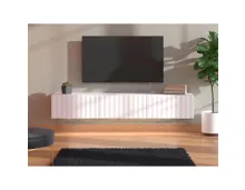 TV-Möbel Anbes Dekor weiss 192 x 32 x 42 cm