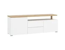 TV-Möbel Aterno Dekor weiss 154 x 56 x 40 cm