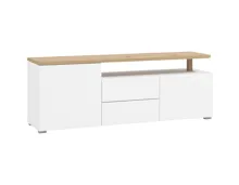 TV-Möbel Aterno Dekor weiss 154 x 56 x 40 cm