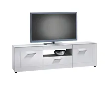 TV-Möbel Atlantis MDF Hochglanz weiss 167 x 49 x 40 cm