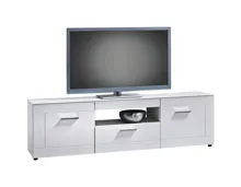 TV-Möbel Atlantis MDF Hochglanz weiss 167 x 49 x 40 cm