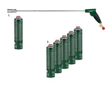 Unkrautbrenner/Universalgas-Set, 5er