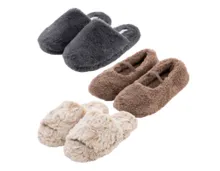 UP 2 FASHION BASICS Damen-Plüsch Hausschuhe