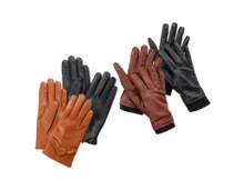 UP 2 FASHION Damen Lederhandschuhe