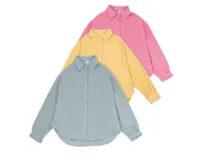 UP 2 FASHION Damen-Musselin-Bluse