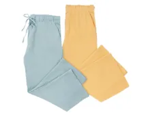 UP 2 FASHION Damen-Musselin-Hose