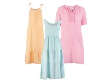 UP 2 FASHION Damen-Musselin-Kleid
