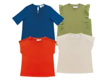 UP 2 FASHION Damen, SLUB SHIRT MIT SPITZE