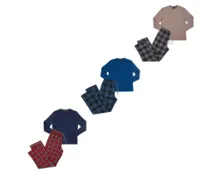 UP 2 FASHION MEN Flanell-Pyjama