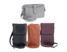 UP2FASHION DamenLeder Handytasche
