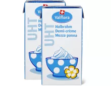 Valflora Halbrahm UHT im Duo-Pack, Duo-Pack