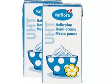 Valflora Halbrahm UHT im Duo-Pack, Duo-Pack