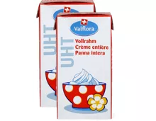 Valflora Vollrahm UHT im Duo-Pack