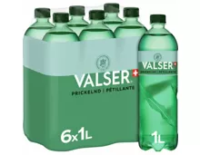 Valser Prickelnd Mineralwasser mit Kohlensäure 6x1,5l