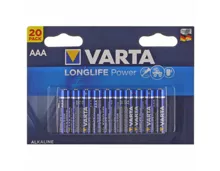 Varta Batterien Longlife Power AAA/LR03 20 Stück