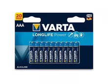 Varta Longlife Power AAA/LR03, 20 Stück