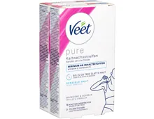 Veet Pure Kaltwachsstreifen Bikinizone & Achseln
