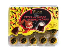 Villars Choco-Köpfli dunkel Mini 20 Stück