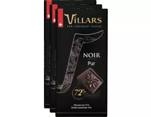 Villars Tafelschokolade Dunkel Pur