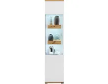 Vitrine Corso Melamin weiss Artisan 45 x 198 x 37 cm, inkl. LED