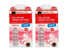 Vollrahm UHT IP-Suisse 2x 500ml