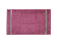 Vossen Gästetuch 30 x 50 cm mit Flachbordüre bordeaux