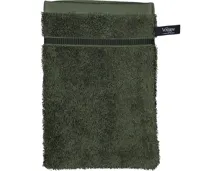 Vossen Waschhandschuh 16 x 22 cm dunkelgrün