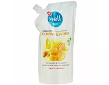 Well Cremeseife Almond&Honey Refill