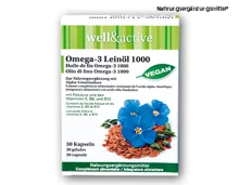 WELL&ACTIVE Omega-3 Leinöl Kapseln