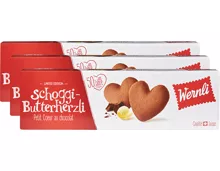 Wernli Biscuits Schoggi-Butterherzli