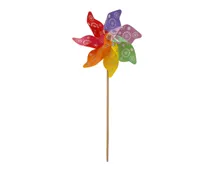 Windrad 45x110cm bunt