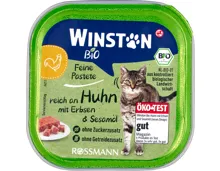 Winston Bio Katzenfutter Huhn mit Erbsen und Sesamöl