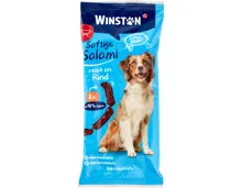 Winston Hundesnack Saftige Salami mit Rind