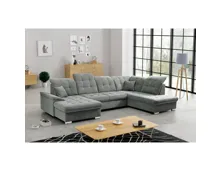 Wohnlandschaft Nicole Stoff anthrazit