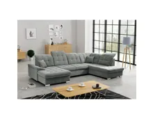 Wohnlandschaft Nicole Stoff anthrazit