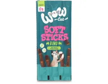 Wow Cat Soft Sticks Rind 6x5g