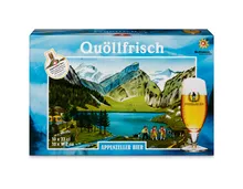 Z.B. Appenzeller Bier Quöllfrisch, 10 x 33 cl 8.40 statt 11.25