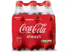 Z.B. Coca-Cola Classic, 6 x 45 cl 5.00 statt 7.20