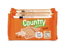 Z.B. Coop Country Cracker Sesam, 3 x 228 g 6.60 statt 9.90