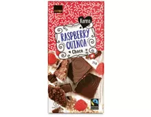 Z.B. Coop Karma Tafelschokolade Raspberry Quinoa Choco, Fairtrade Max Havelaar, 75 g 1.75 statt 2.20