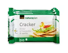 Z.B. Coop Naturaplan Bio-Cracker Dinkel, 208 g 2.95 statt 3.70