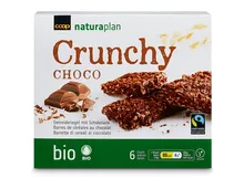 Z.B. Coop Naturaplan Bio-Riegel Crunchy Choco, Fairtrade Max Havelaar, 6 x 19 g 2.95 statt 3.95