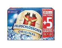 Z.B. Feldschlösschen Bier Original, 15 x 33 cl 10.90 statt 16.35
