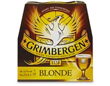 Z.B. Grimbergen D’Abbaye Bier Blonde, 6 x 25 cl 9.20 statt 11.50