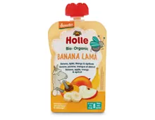 Z.B. Holle Quetschbeutel Banana Lama