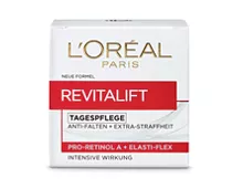 Z.B. L’Oréal Anti-Falten-Tagescreme Revitalift, 50 ml 11.45 statt 16.40