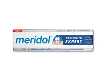 Z.B. Meridol Parodont Expert Zahnpasta, 2 x 75 ml, Duo 10.95 statt 13.80