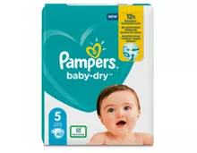 Z.B. Pampers Baby-Dry, Grösse 5, Junior, 3 x 40 Stück 37.80 statt 56.70