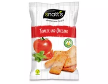 Z.B. Snatt’s Brotsnack Tomate und Oregano, 120 g 1.95 statt 2.95