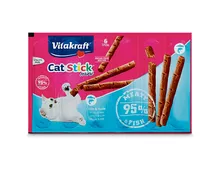 Z.B. Vitakraft Cat Stick mini, mit Lachs & Forelle, 6 x 6 g 1.30 statt 1.95